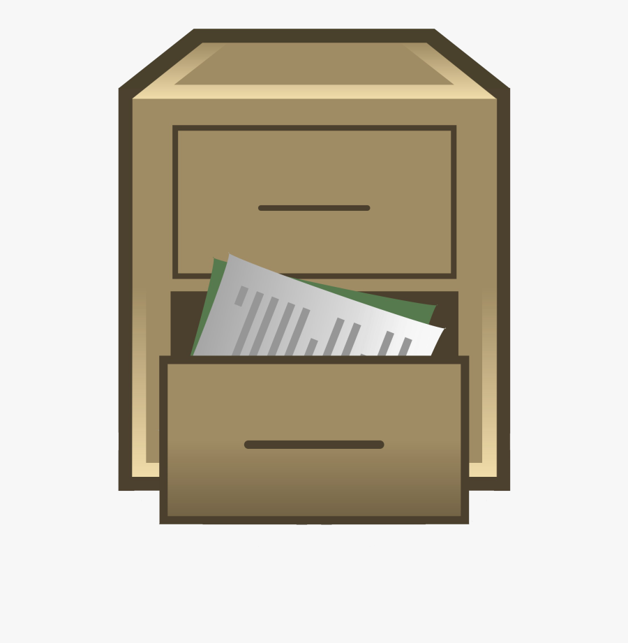 Filling Cabinet Png Clipart - Filing Cabinet, Transparent Clipart