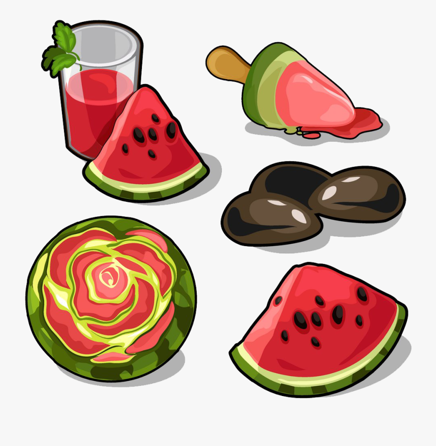 Icecream Clipart Water Melon - Watermelon, Transparent Clipart