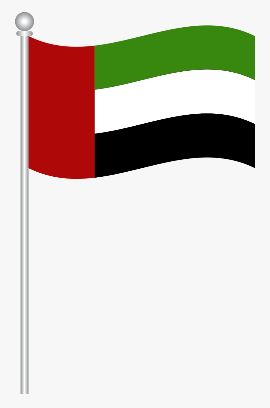 Transparent Congress Building Clipart - Uae Waving Flag Png, Transparent Clipart