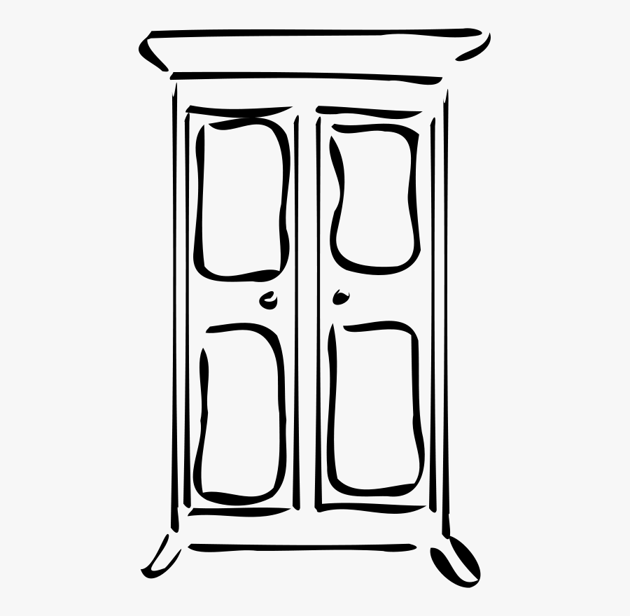 Cupboard - Outline Images Of Cupboard, Transparent Clipart