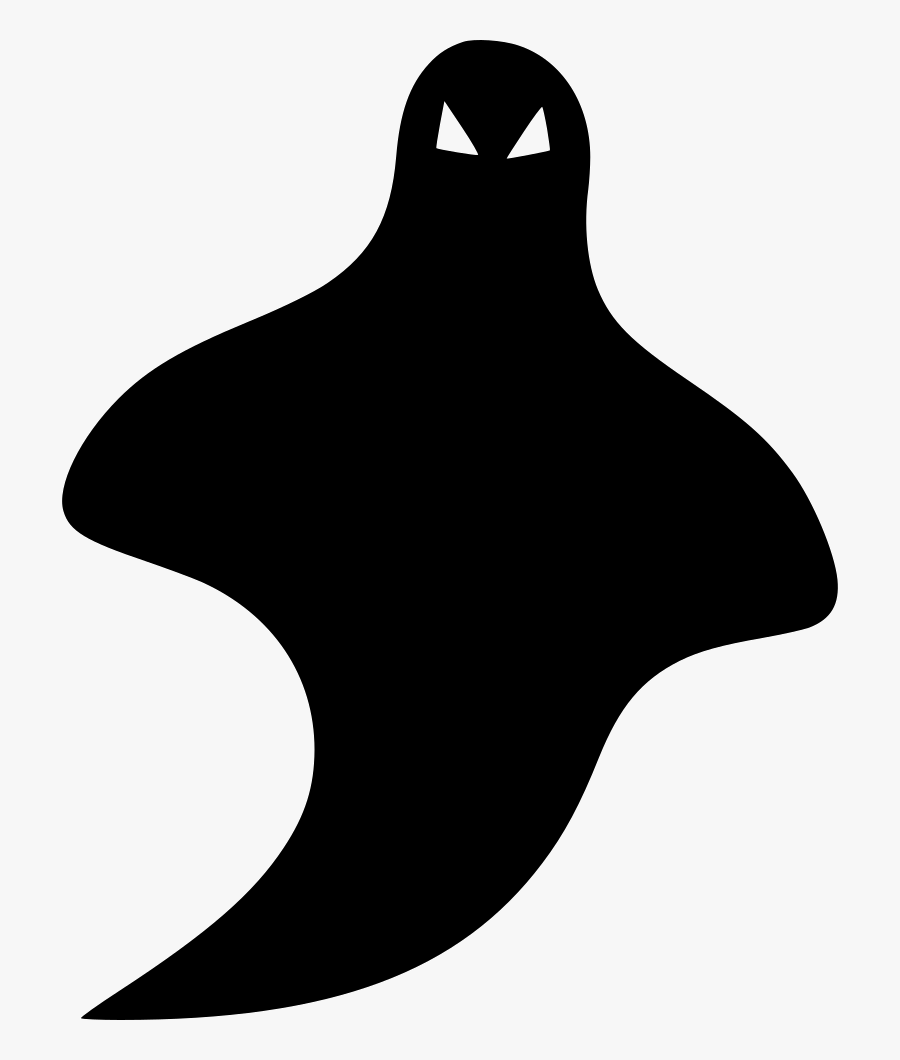 Halloween Ghost Black And White, Transparent Clipart