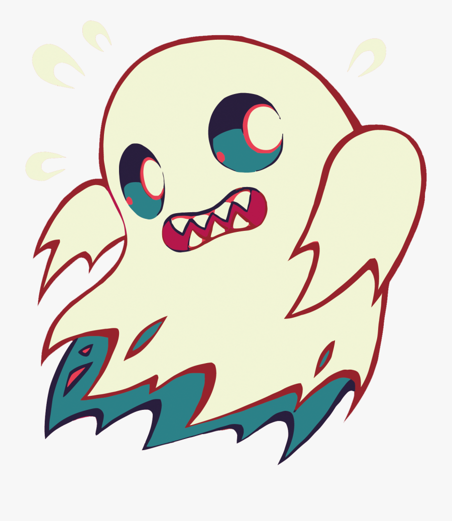 Clip Art Gomamon Agumon Digimon Ghosts - Ghost Sticker Transparent Background, Transparent Clipart