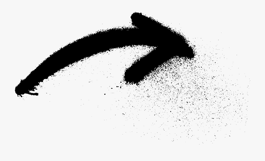 #ftestickers #spray #paint #arrow #black #splash # - Transparent Spray Paint Line, Transparent Clipart