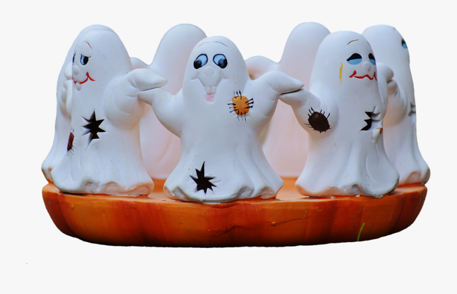 Halloween, Ghosts, Ghost, Group, Cute - Pictoword Level 343, Transparent Clipart