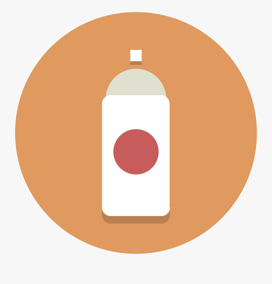 Circle Icons Spraypaint - Spray Paint Circle Icon, Transparent Clipart