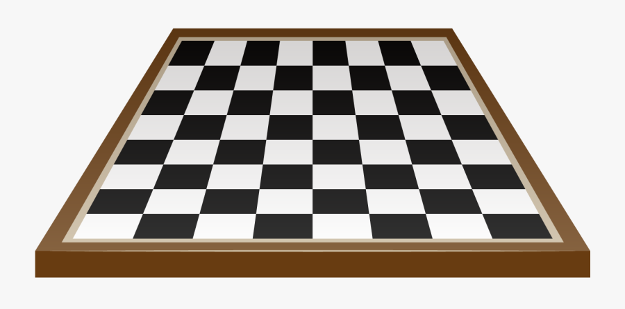 Checkers Png - Black And White Chess Board Vector, Transparent Clipart