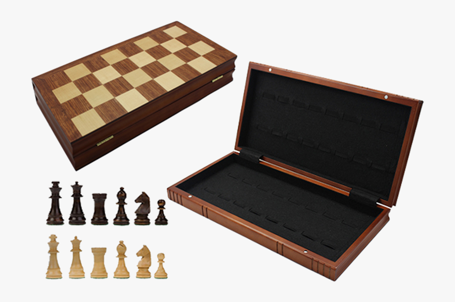 Wooden Checkers Board Game Backgammon Set - Chess Pieces, Transparent Clipart