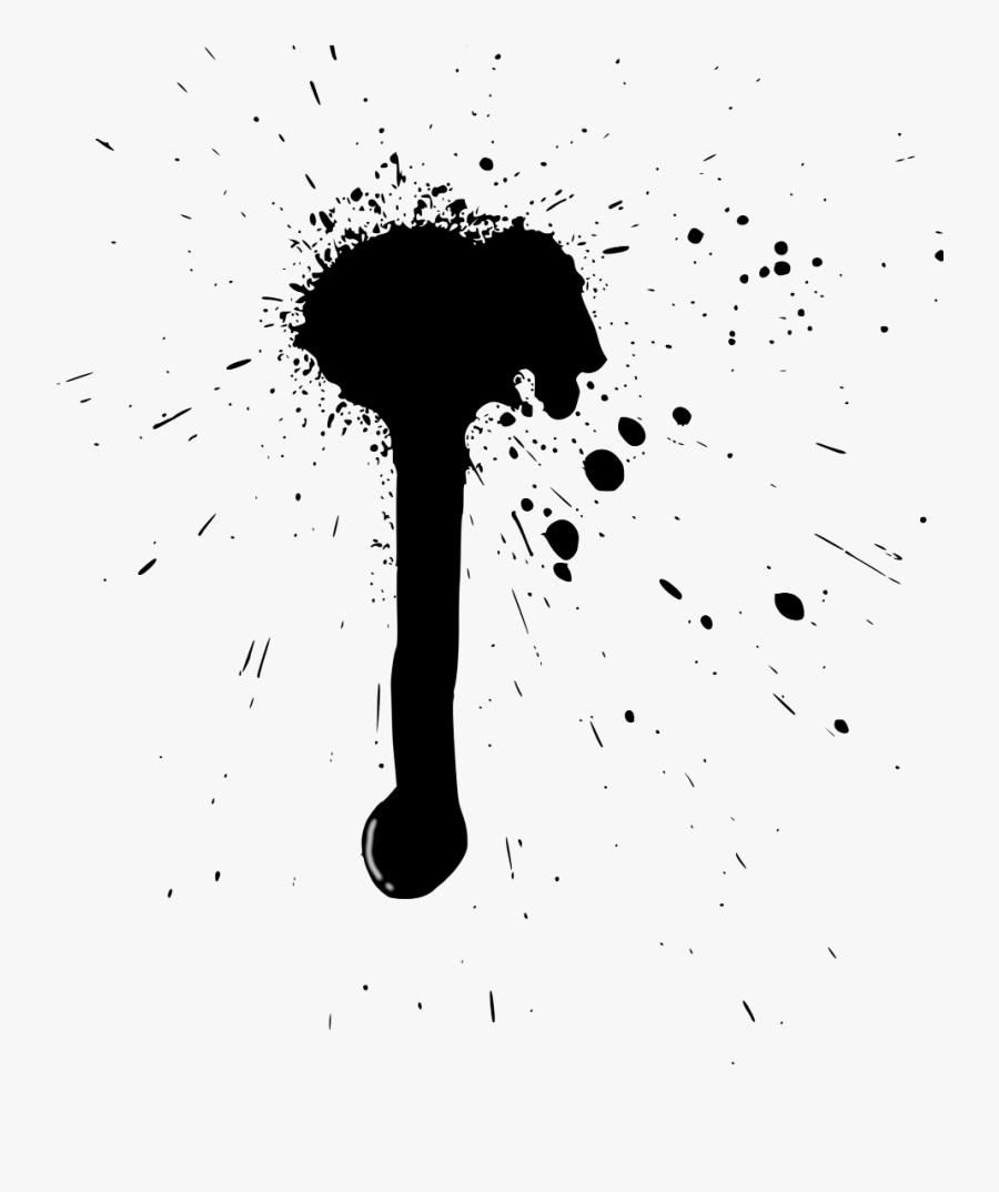 ⚪〽⚪
#ftestickers #spray #paint #black #splash #splatter - Spray Splash Png, Transparent Clipart