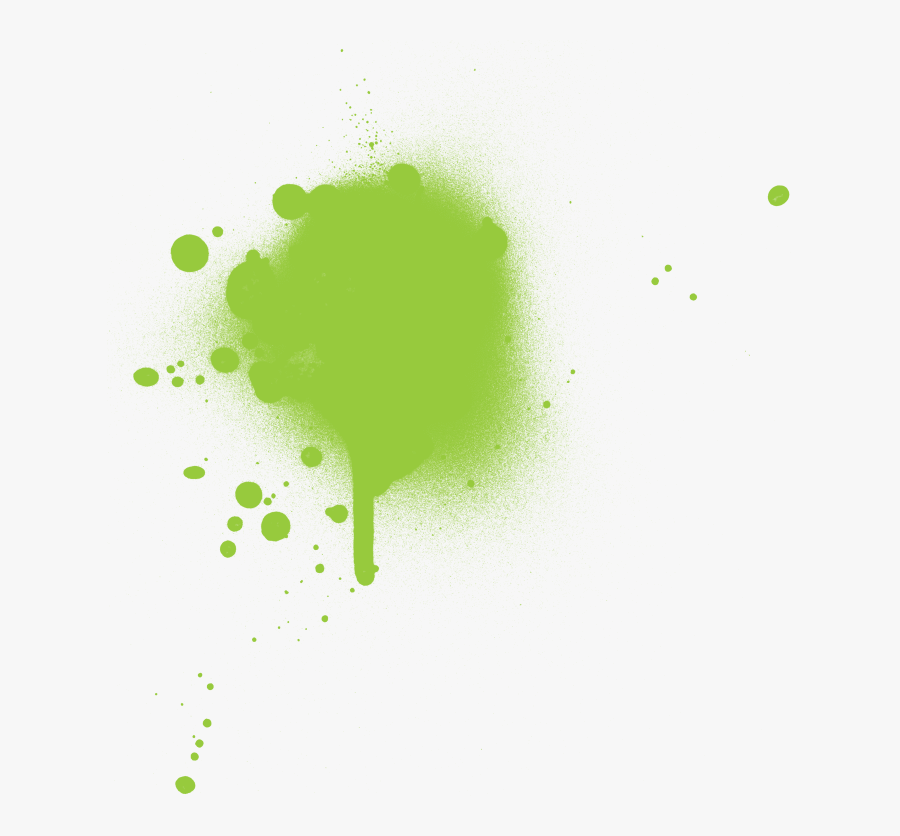 A Green Paint Blob Background - Red Spray Paint Png, Transparent Clipart