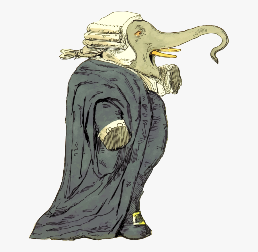 Judge Images Clip Art - Judge As An Elephant, Transparent Clipart