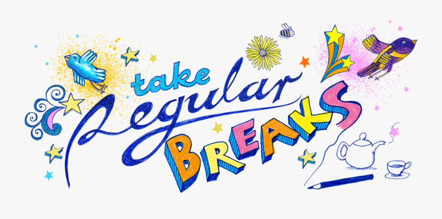 Take Regular Breaks, Transparent Clipart