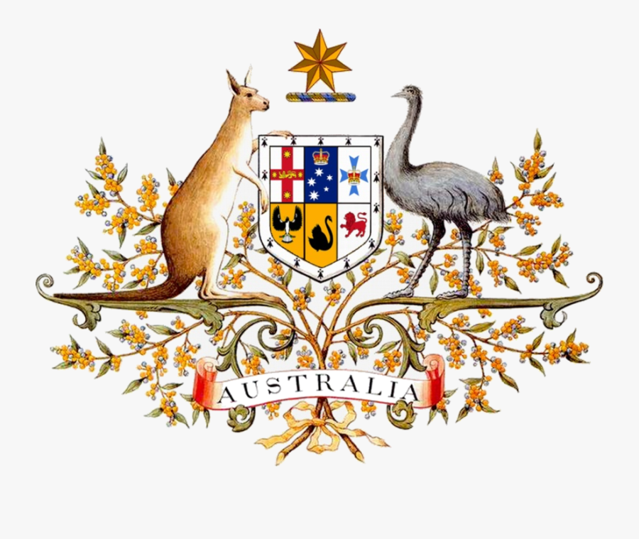 777px-australian Coat Of Arms - National Emblem Of Australia, Transparent Clipart