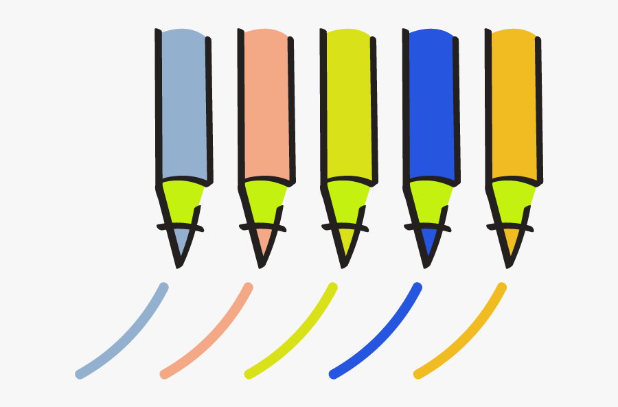 Colored Pencil Drawing Cartoon - รูป ดินสอ สี การ์ตูน, Transparent Clipart