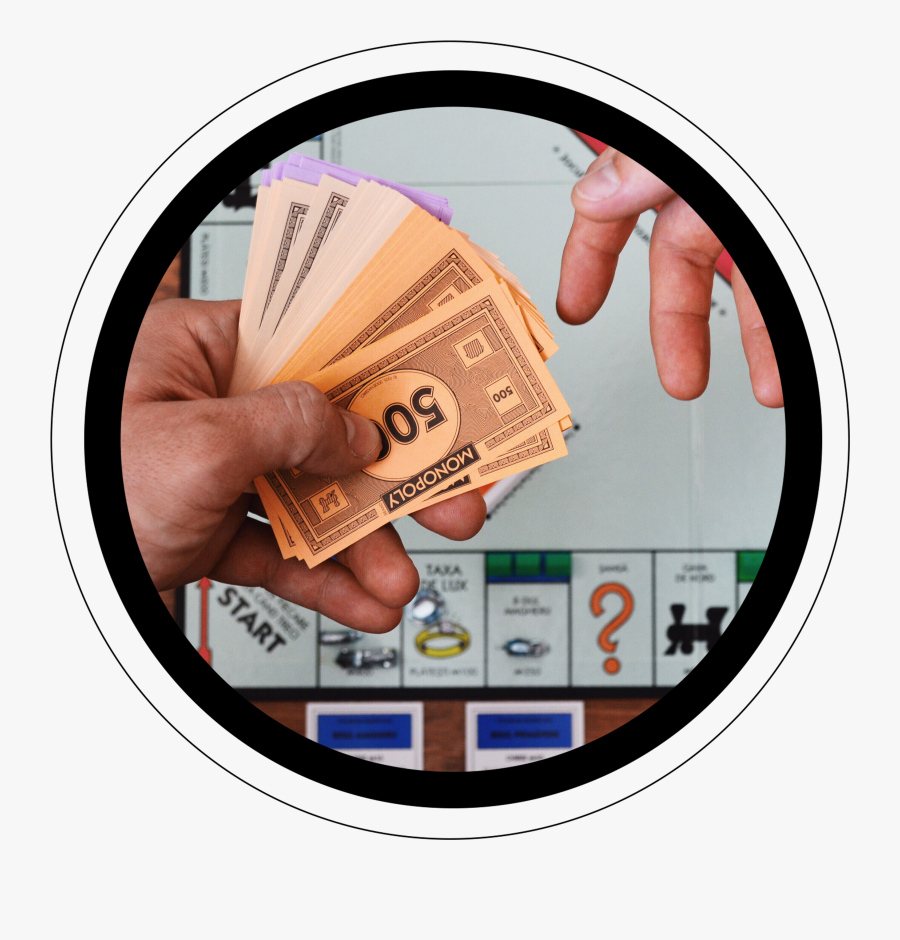 Transparent Monopoly Money Clipart - Cash, Transparent Clipart