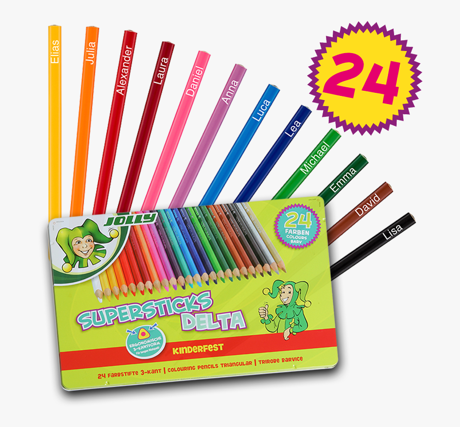 Clipart Transparent Drawing Rock Colored Pencil - Jolly Buntstifte Mit Namen, Transparent Clipart