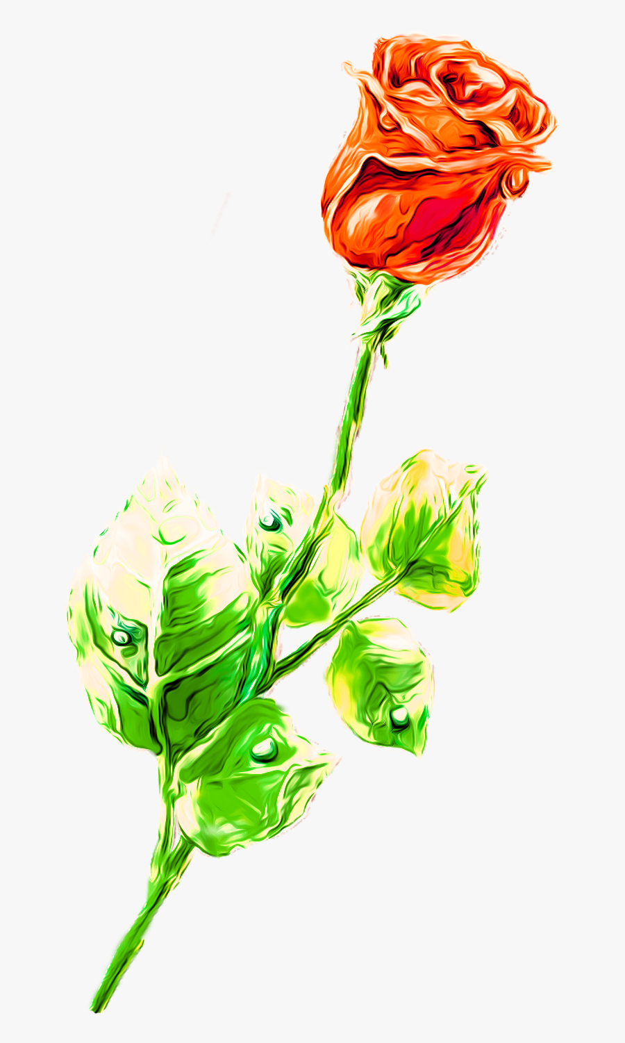 Transparent Colored Pencil Clipart - Watercolor Painting, Transparent Clipart