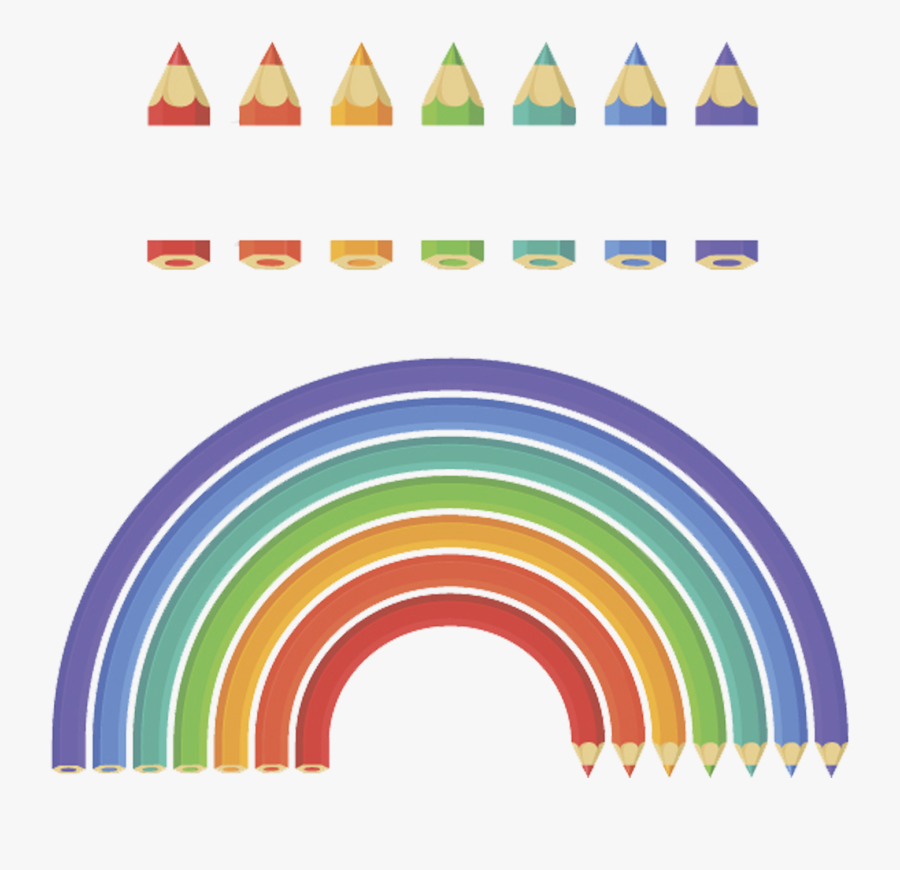 Colored Pencil Drawing Graphic Design - Circle, Transparent Clipart