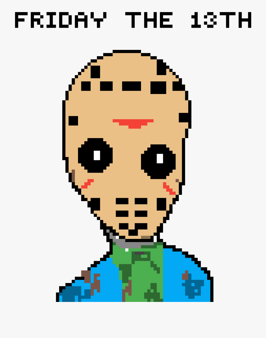 Happy Friday The 13th - Pixel, Transparent Clipart