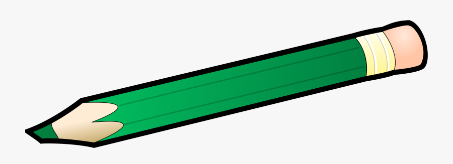 Angle,line,green - Green Colored Pencil Clipart, Transparent Clipart