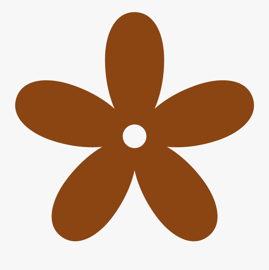 Brown - Color - Clipart - Pink Flower Clipart, Transparent Clipart