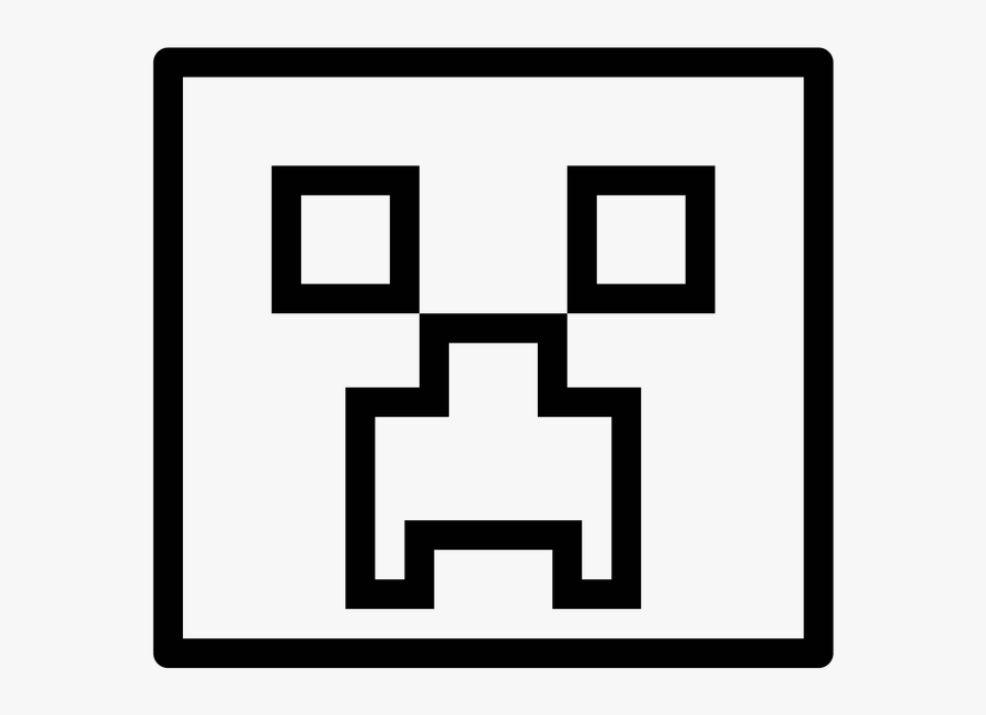 Transparent Minecraft Creeper Clipart Black And White Munecraft