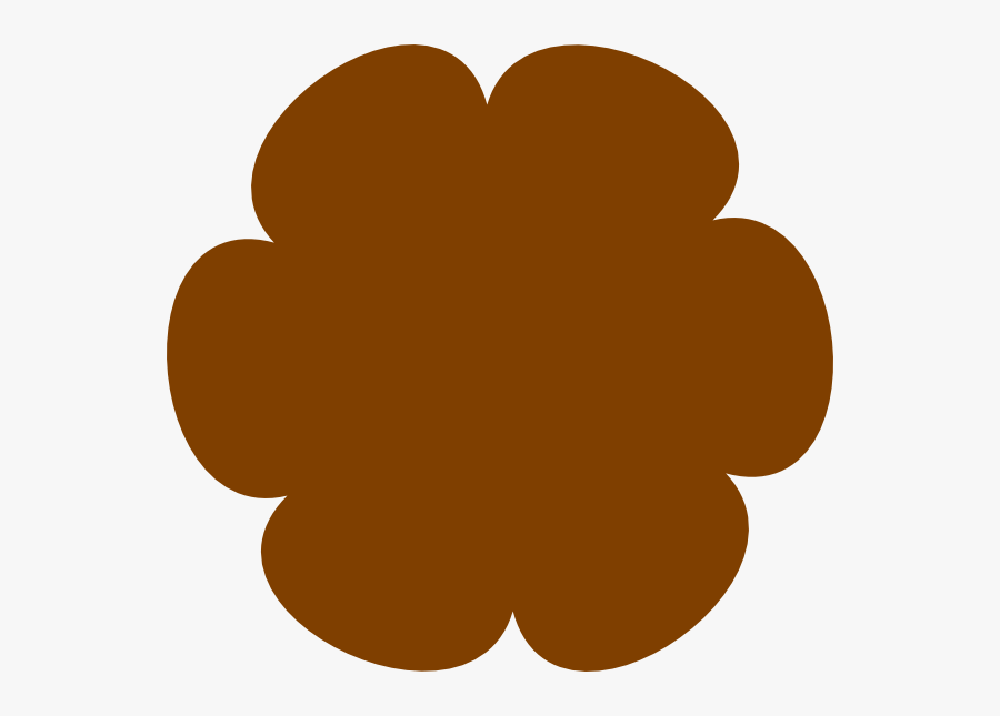 Brown Flower 3 Svg Clip Arts - Cute Flower Clipar Png, Transparent Clipart