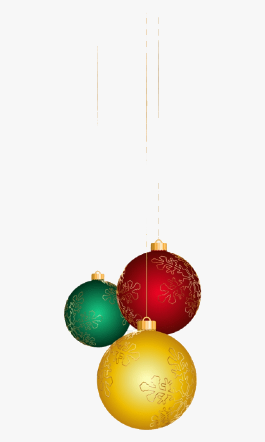 Christmas Ornament Balls Clipart Transparent Png - Christmas Balls Png, Transparent Clipart