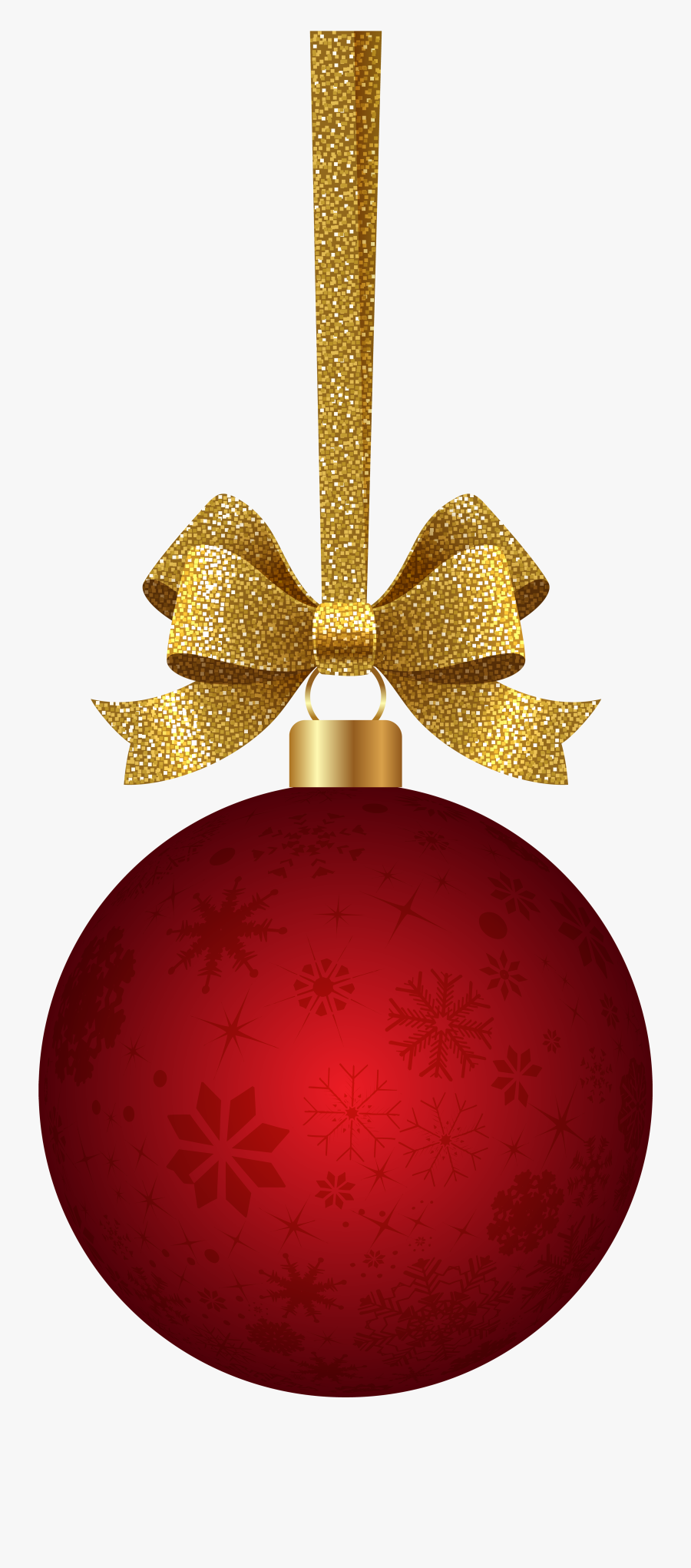 Clipart Ball Red - Новогодний Шар На Прозрачном Фоне, Transparent Clipart