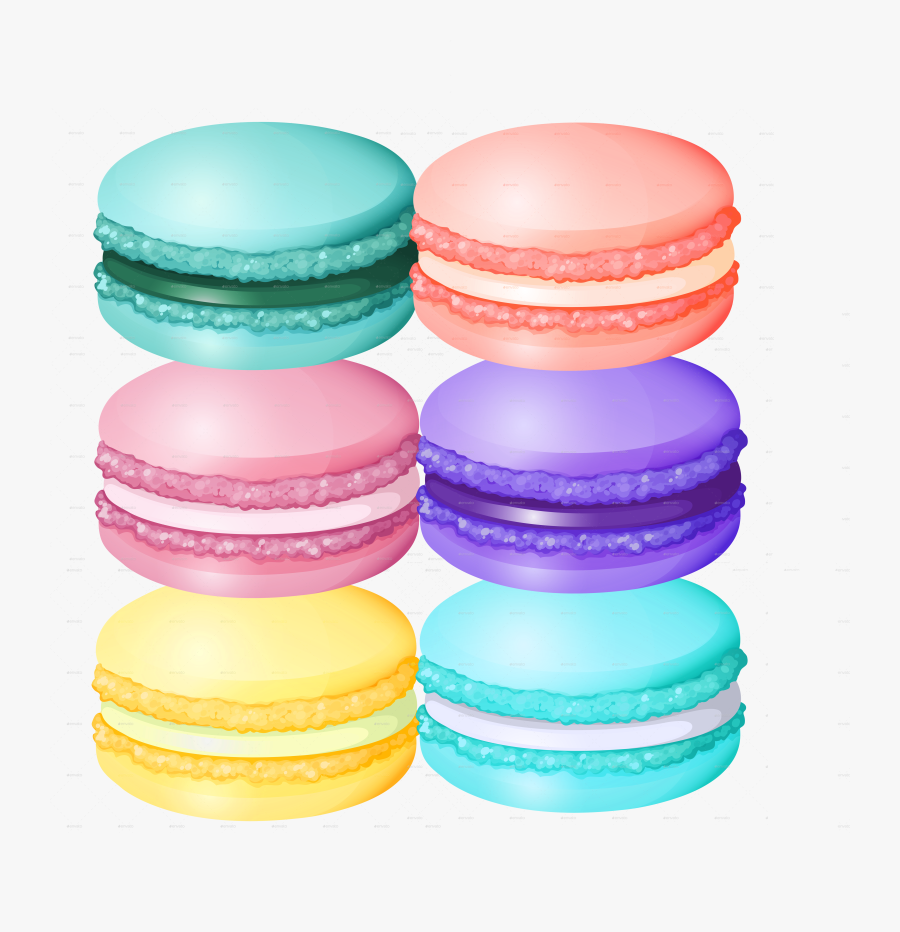 Cartoon Macaron, Transparent Clipart