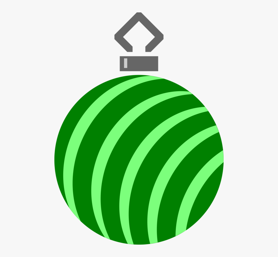 Christmas Ornament Ball Santa Claus Christmas Day Green, Transparent Clipart