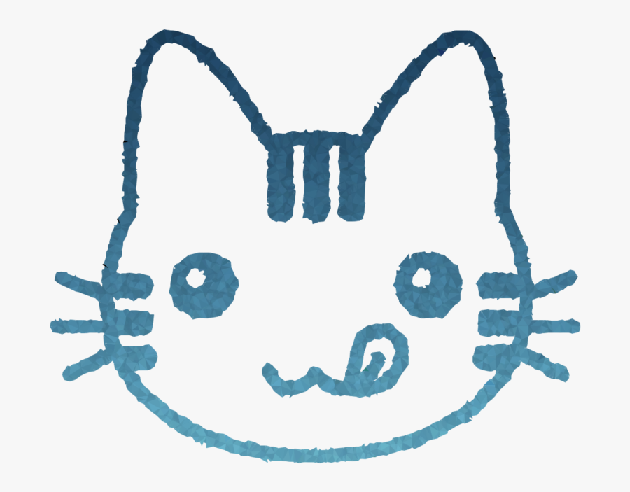 Cat, Drawing, Face, Transparent Png Image Clipart Free - Little Cat Easy Drawing, Transparent Clipart
