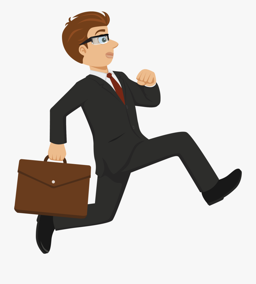 Sales Force Automation In Mumbai - Man With Clock Png, Transparent Clipart