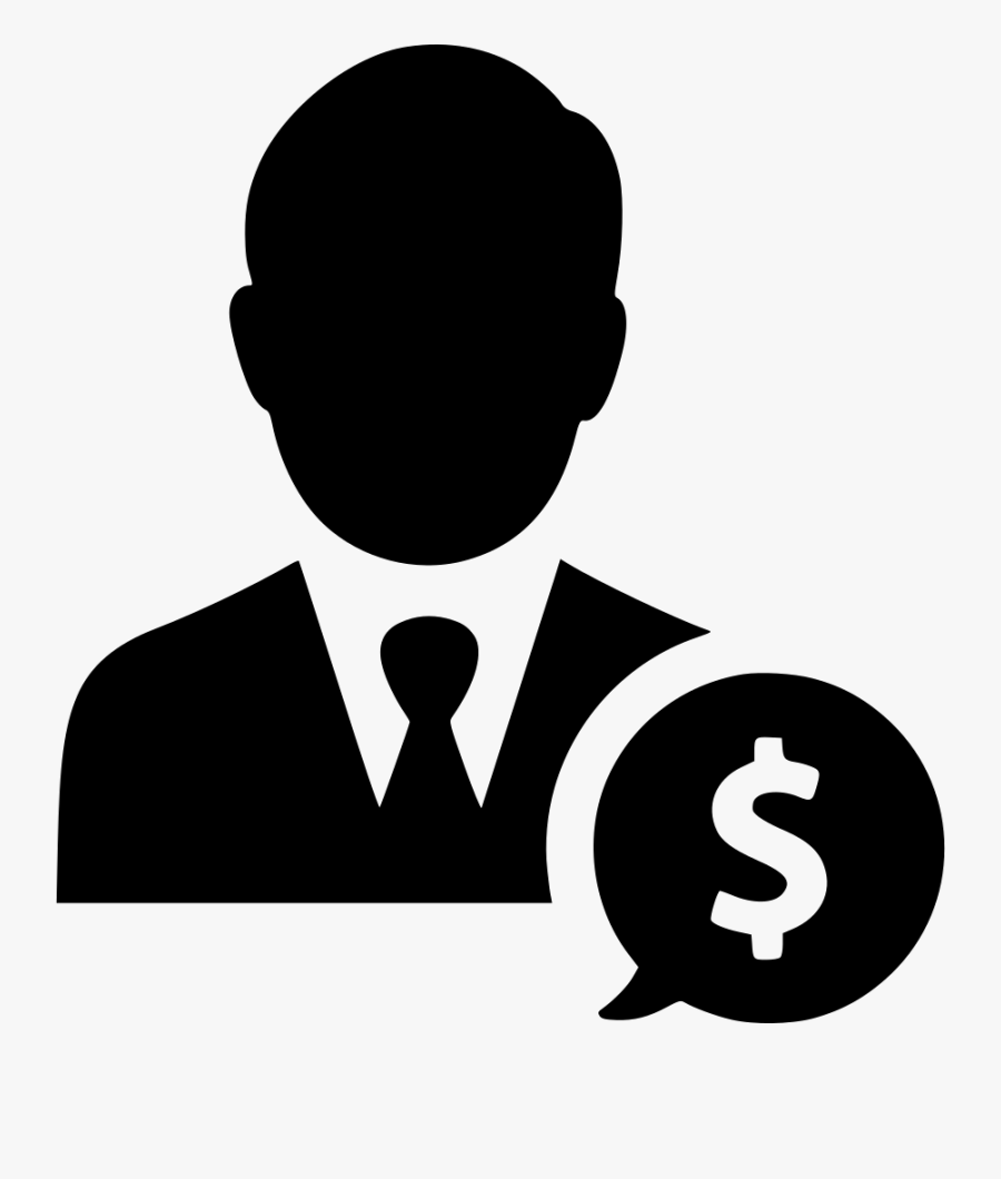 Transparent Businessman Clipart - Salesman Icon Png, Transparent Clipart