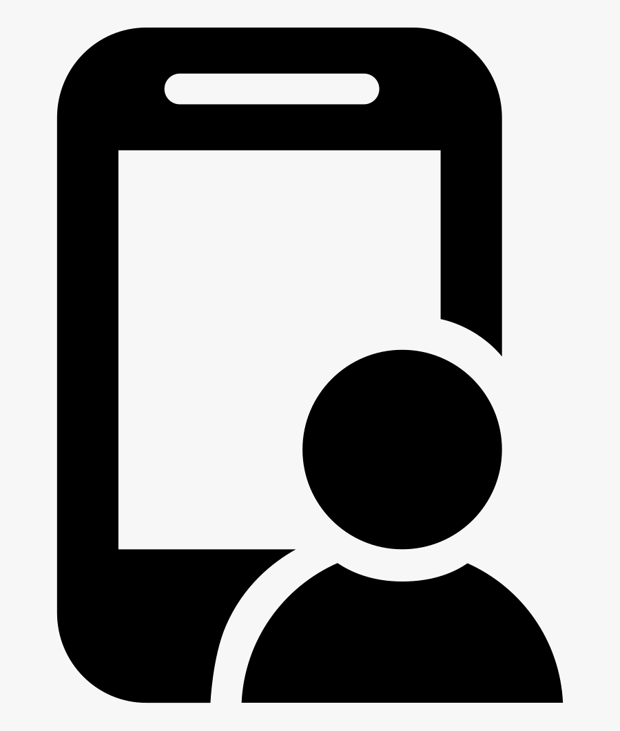 Png File Salesman With Mobile Icon- - Salesman With Phone Icon, Transparent Clipart