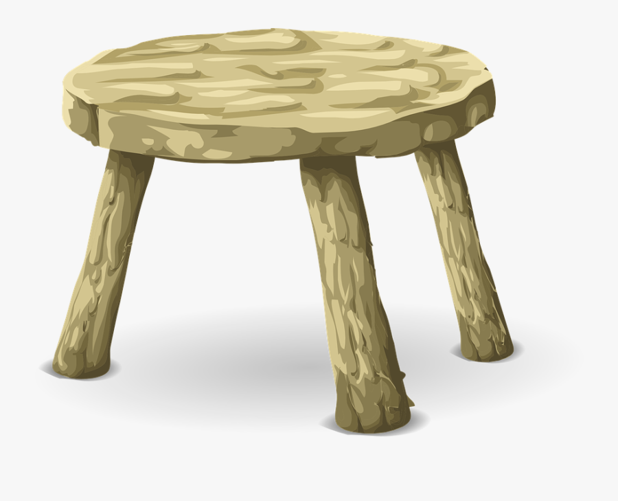 Bar-stool - Three Legged Stool Png, Transparent Clipart