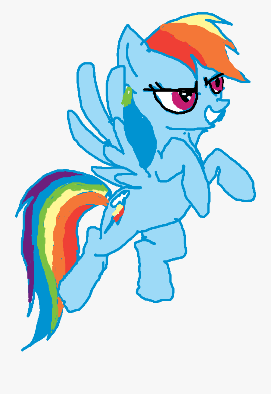 Transparent How To Clipart - Rainbow Dash, Transparent Clipart