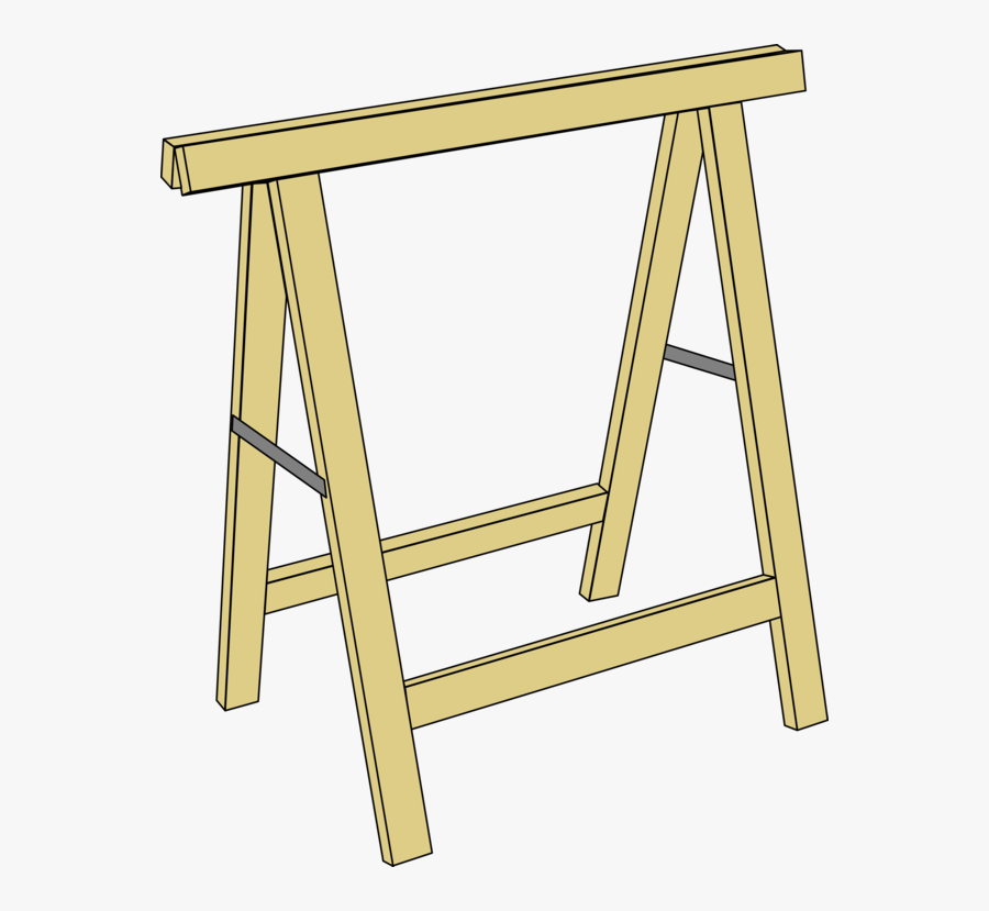Sawhorse, Transparent Clipart