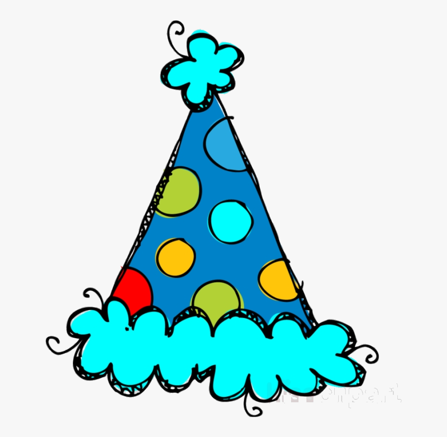 Party Hat Free Clip Art Birthday Clipart Happy Blue - Birthday Hat Clipart Png, Transparent Clipart