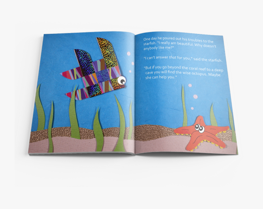 Katie Lund S Portfolio - Rainbow Fish Starfish, Transparent Clipart