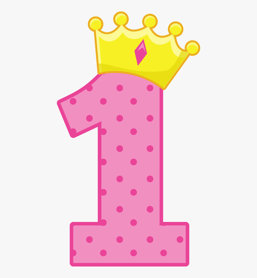 Image Freeuse Library Number 4 Birthday Clipart - Numero 1 Com Coroa, Transparent Clipart