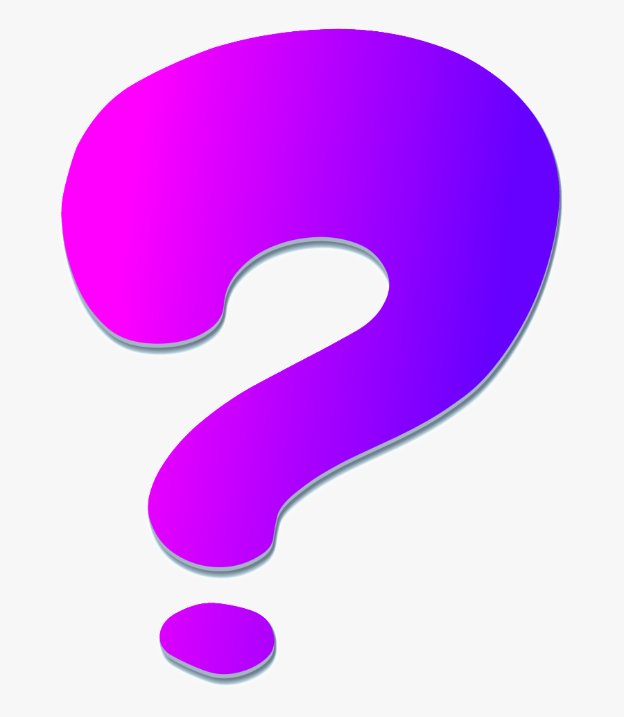 Question Mark Clipart Bubble Letter - Un Signo De Pregunta, Transparent Clipart