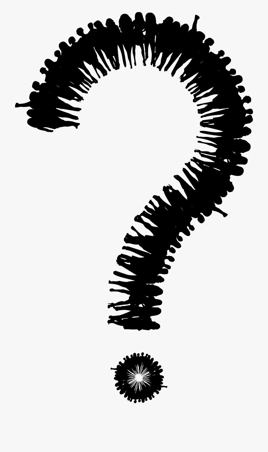 Crowd Of Women Question Mark - Bosch 305 Saw Blades, Transparent Clipart