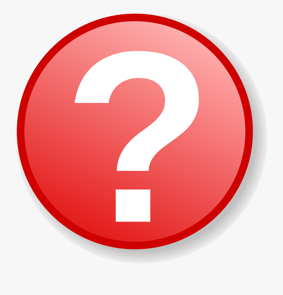 Clip Art Png For Free - Icon Red Question Mark, Transparent Clipart