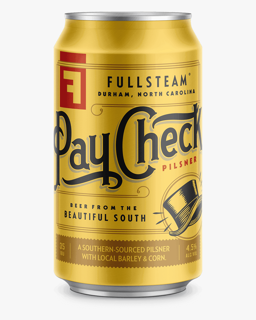 Clip Art Fullsteam Brewery Paycheck - Fullsteam Paycheck Pilsner, Transparent Clipart