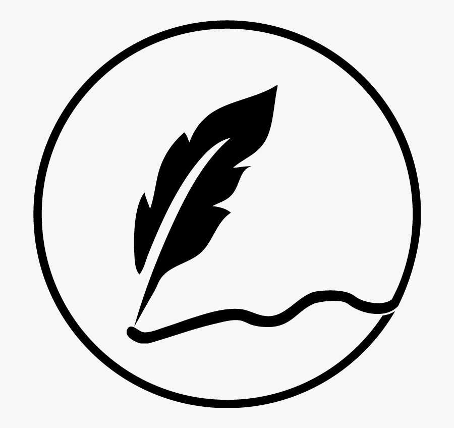 Your Life Away A - Feather Pen Logo Png, Transparent Clipart