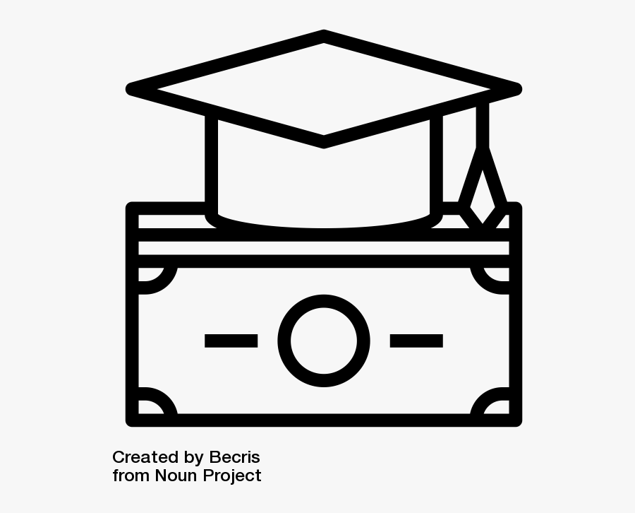 Student Loans Drag On Cultural Resource Management - Student Black & White Vector, Transparent Clipart