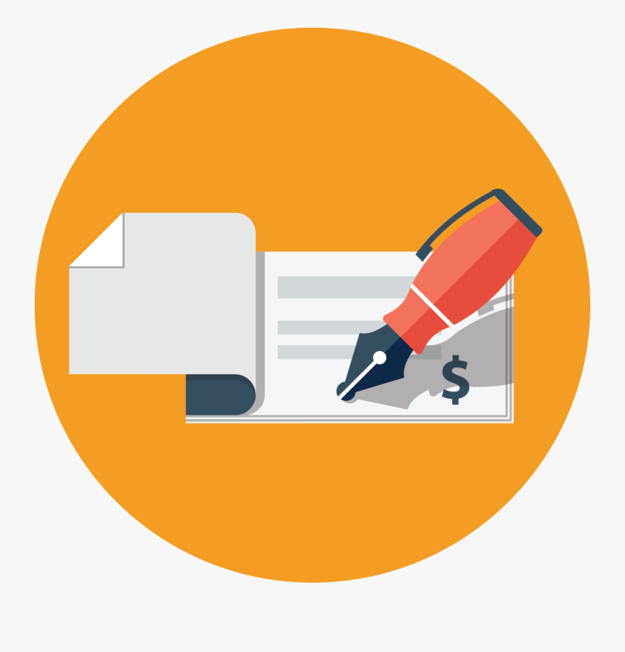 Cheque, Transparent Clipart