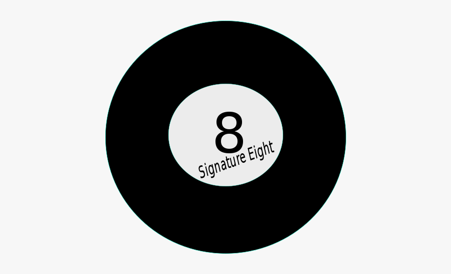 Signature Eight - Memory Card, Transparent Clipart