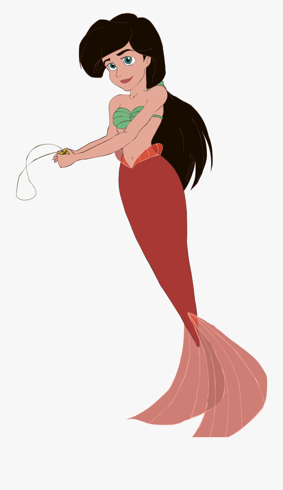 Young By Mikesmallkjhgfd On Deviantart - Little Mermaid Melody Png, Transparent Clipart