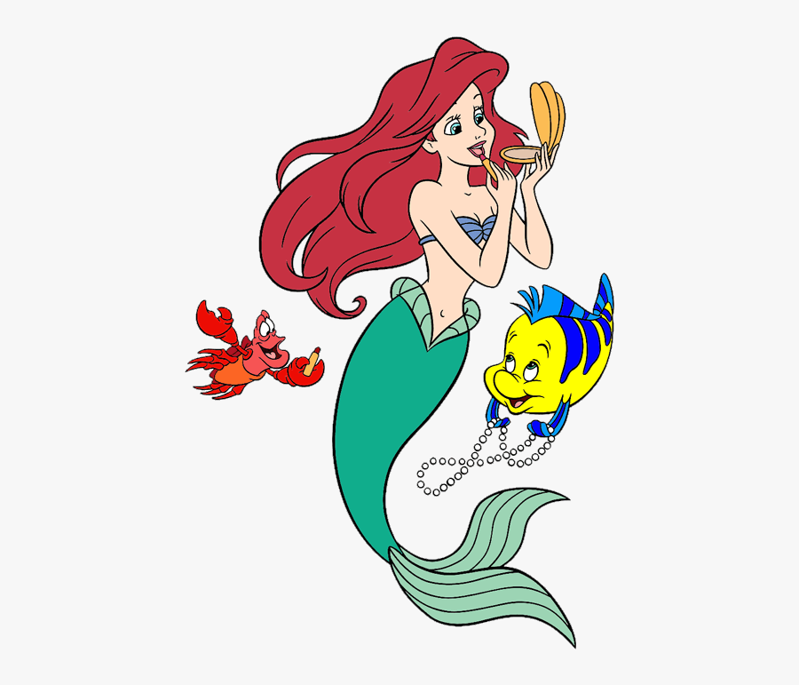 Little Mermaid Cast Clip Art, Transparent Clipart
